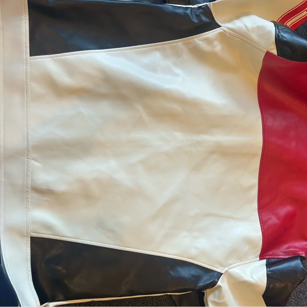 Copper Rivet Racing Leather Jacket - Picture 4 of 5